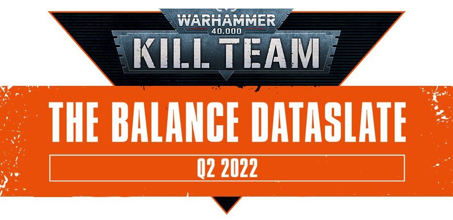La nouvelle liste de données Kill Team Balance est arrivée