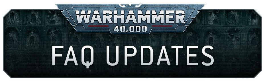 FAQ et erratas Warhammer 40K