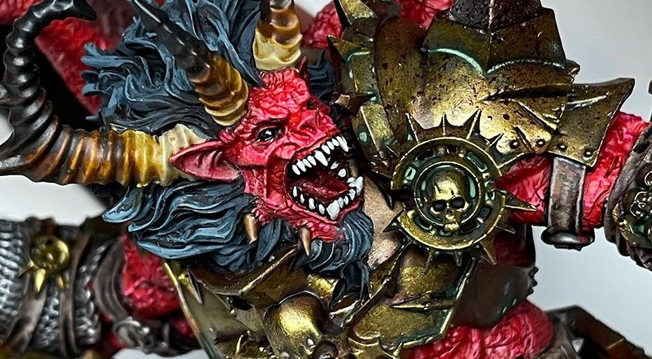 Sanguinius et Ka'bandha s'affrontent dans ce diorama dramatique