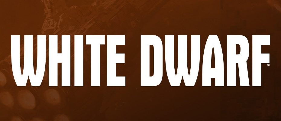 White Dwarf 480 - Tout tourne autour de ces jeux d'escarmouche avec des masses d'équipes meurtrières et une couverture Warcry