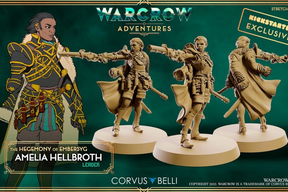Corvus Belli : la campagne Kickstarter Warcrow Adventures commence !