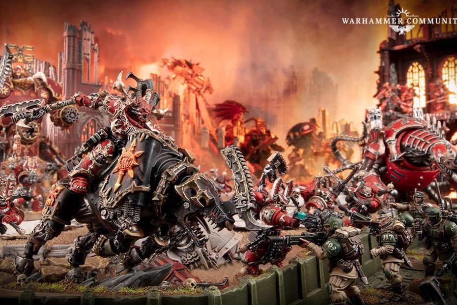 seigneur world eaters sur mastodonte