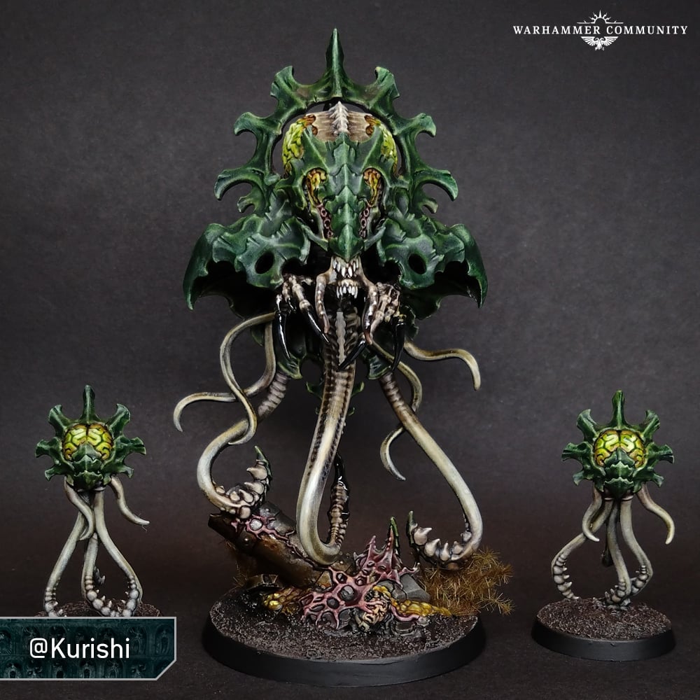 Figurine articulée Warhammer 40k Tyranids Flotte-Ruche Leviathan