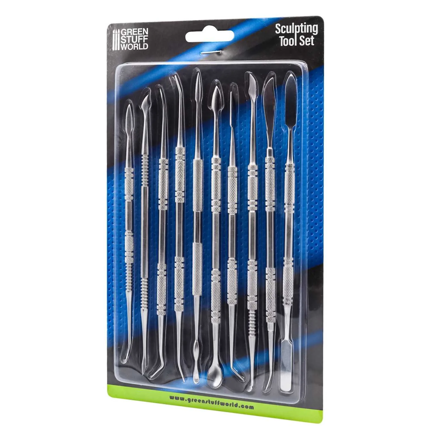 Outils de sculpture en cire (wax carvers) Green Stuff World pour figurines