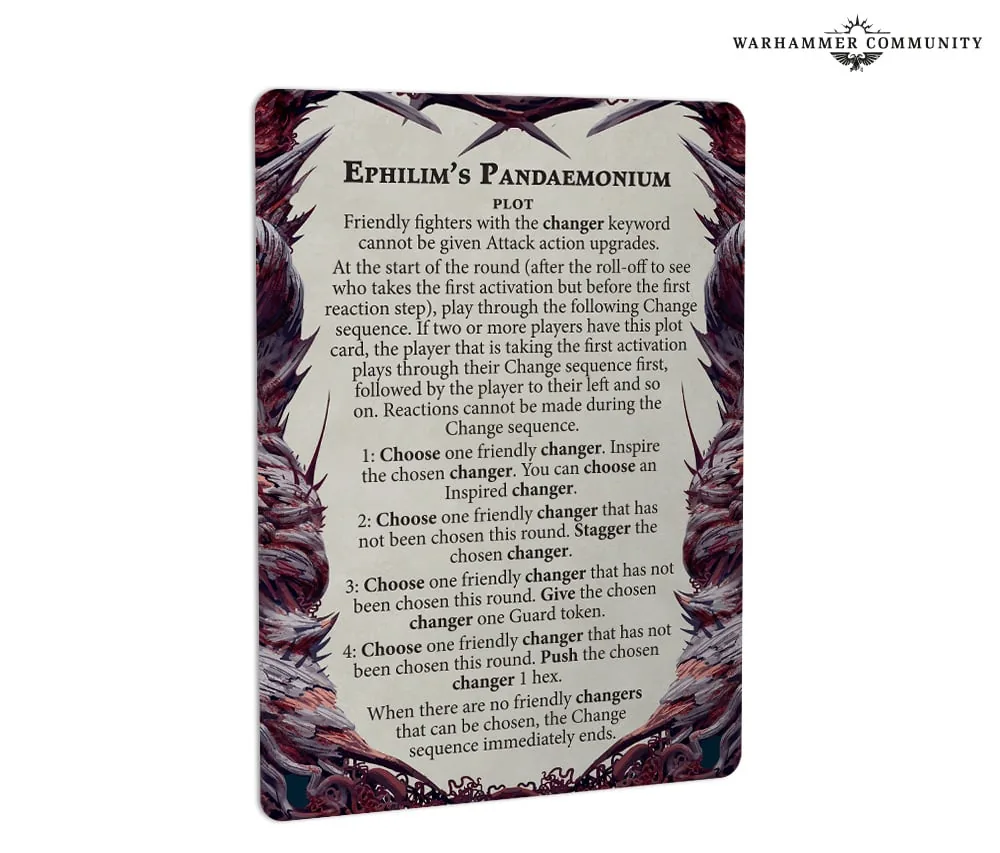 Cartes WHUW Pandaemonium du 27 avril1