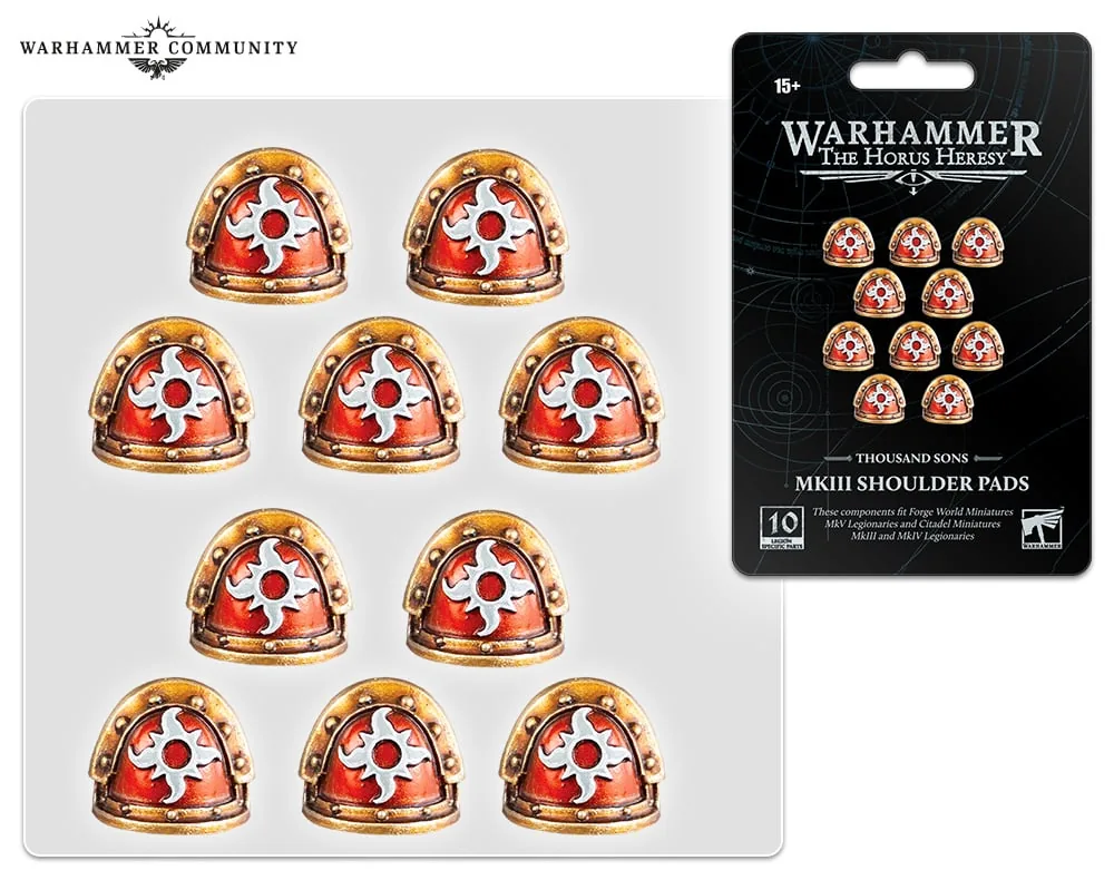 Coussinets d'épaule Thousand Sons MKIII