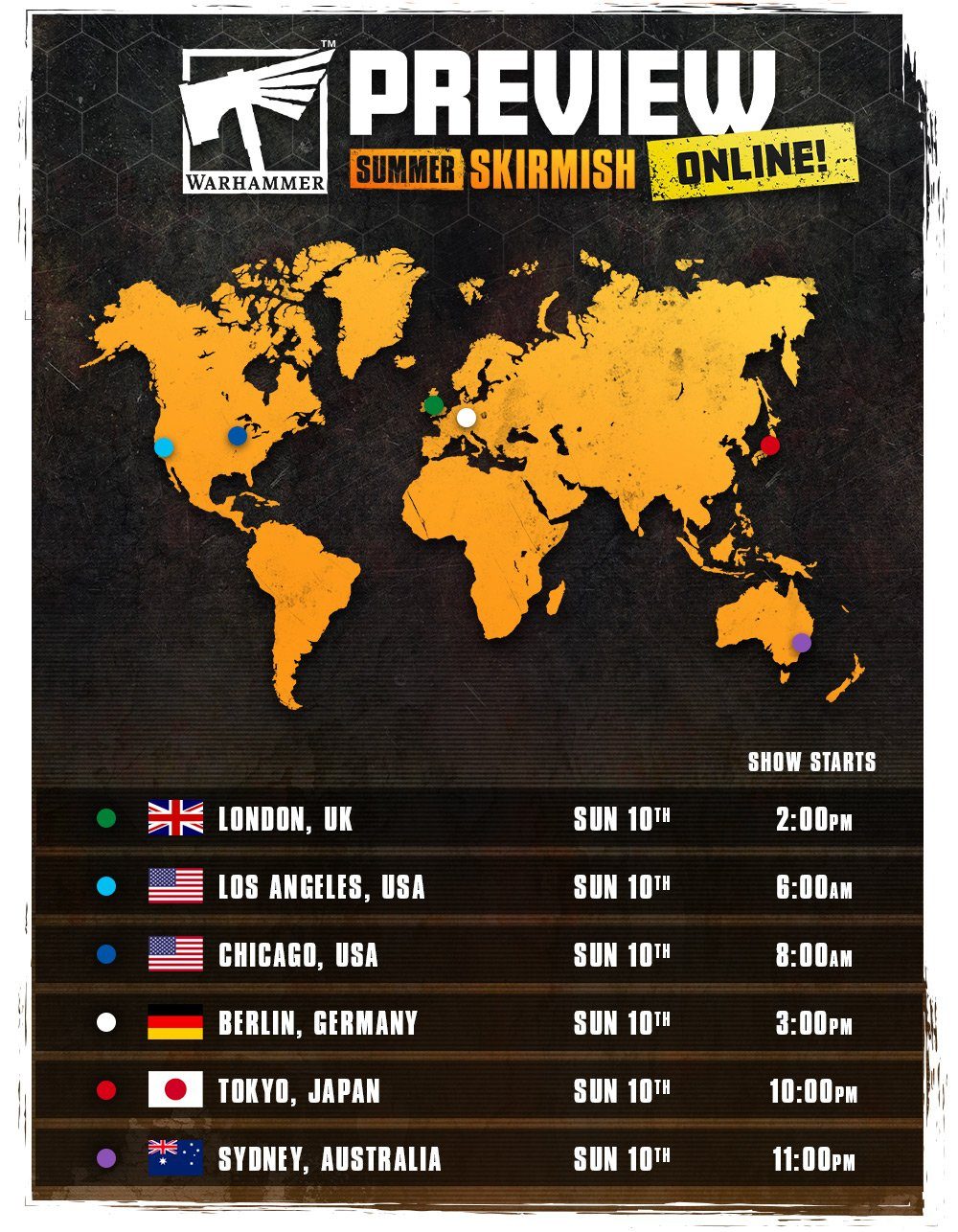 Aperçu de l'escarmoucheIncoming Jul1 Map
