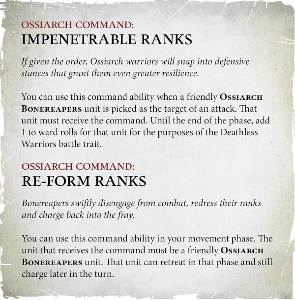Commandes AoS OssRules Apr05