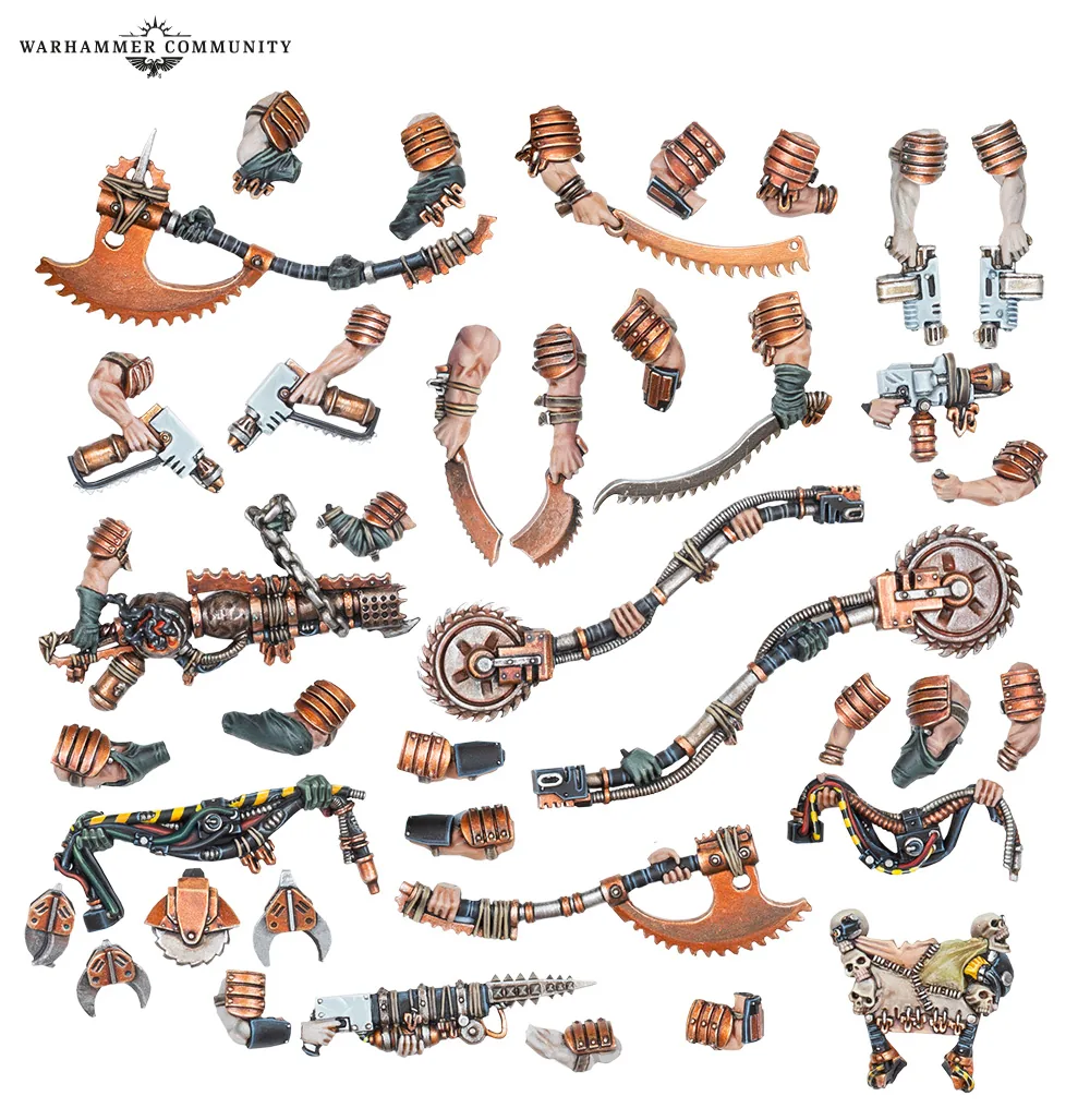 Ensemble d'armes de broyeur de cadavres