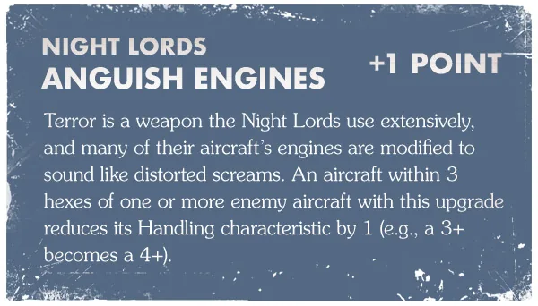 Moteurs d'angoisse - Night Lords