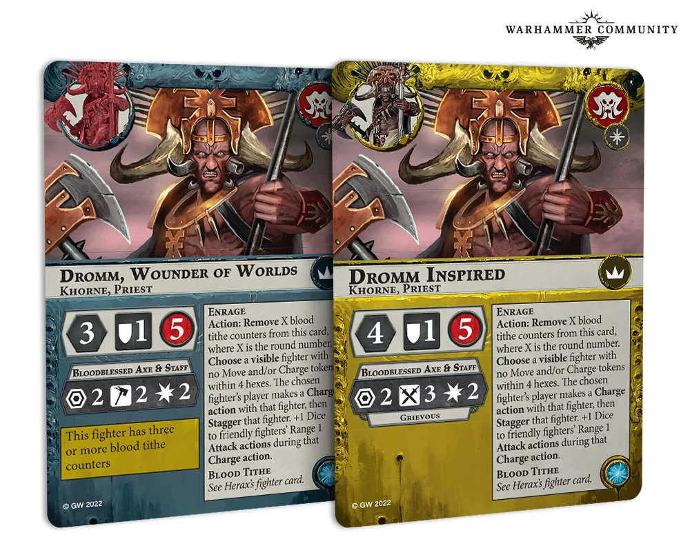 NOVAPreviewWHUWGorechosen Aug31 CardsDromm