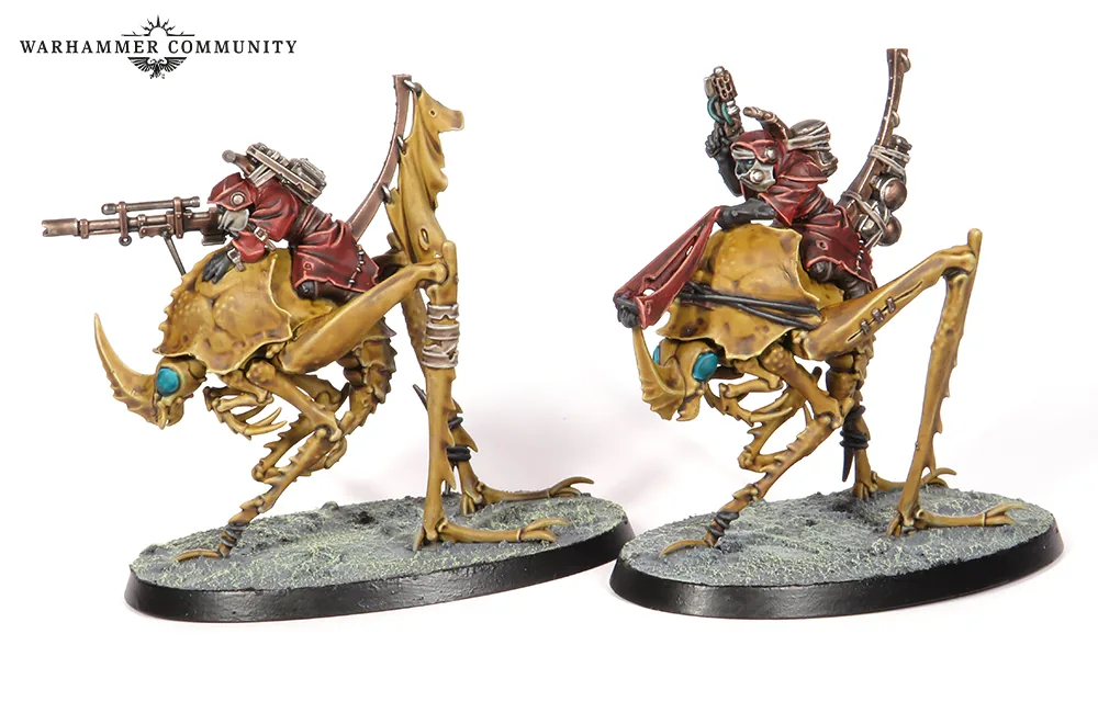Dustback Helamites and riders