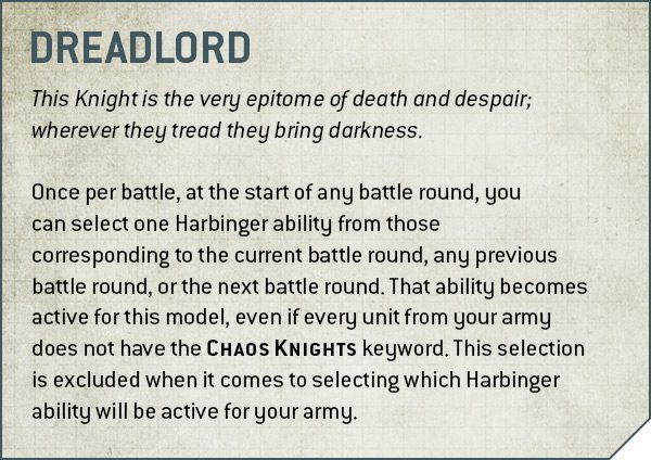 Dreadlord Exalted Pact