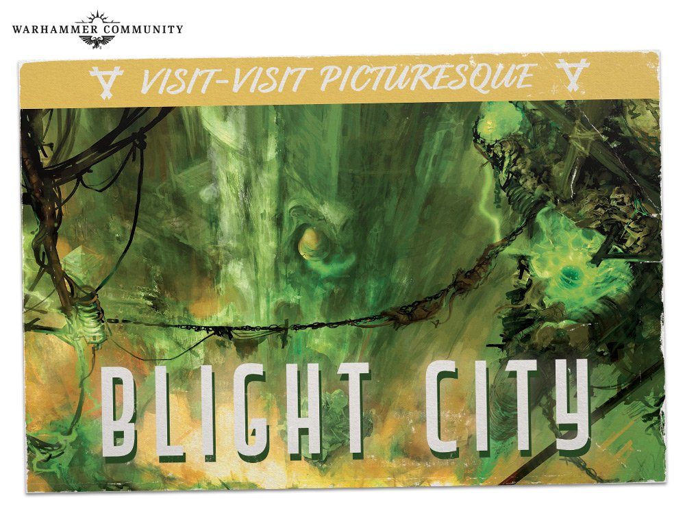 Blight City Carte postale
