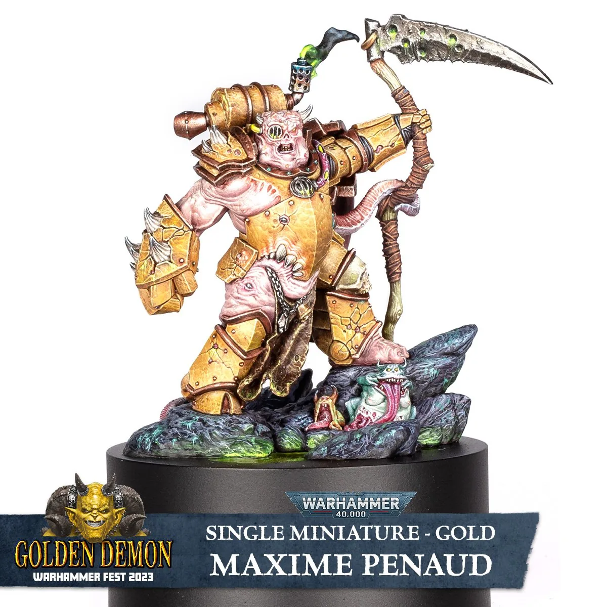 GoldenDemon FEST2023 Or unique 40k