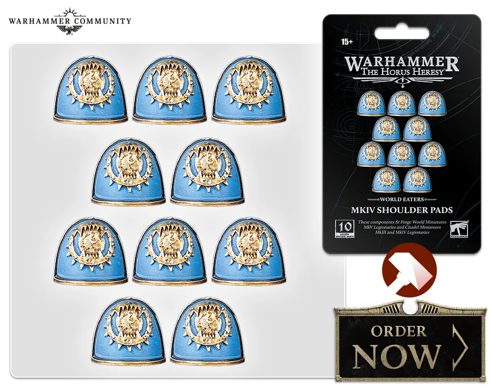 Précommandez les épaulières World Eaters MkIV