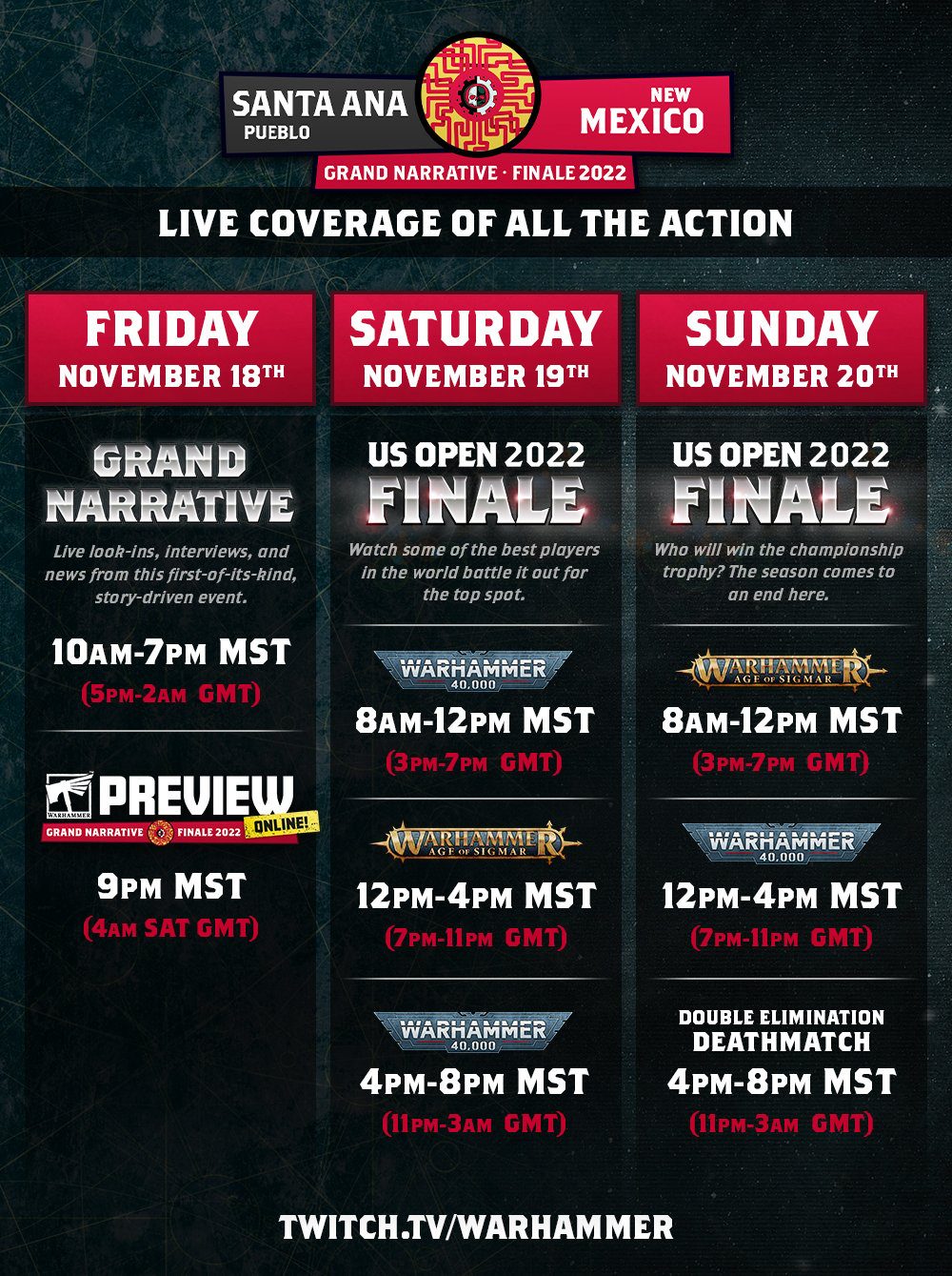 GrandFinalePreview Incoming Nov14 StreamSchedule