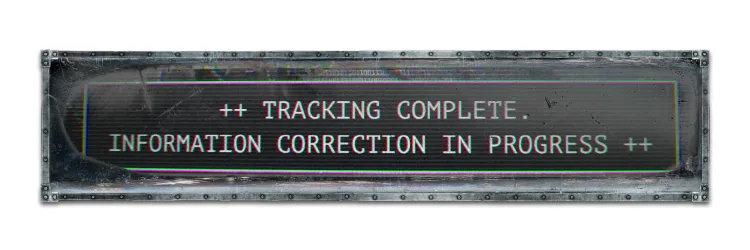 Information correction in progress