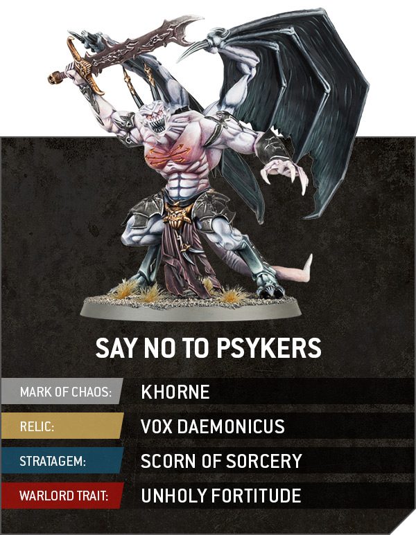Dites non aux psykers