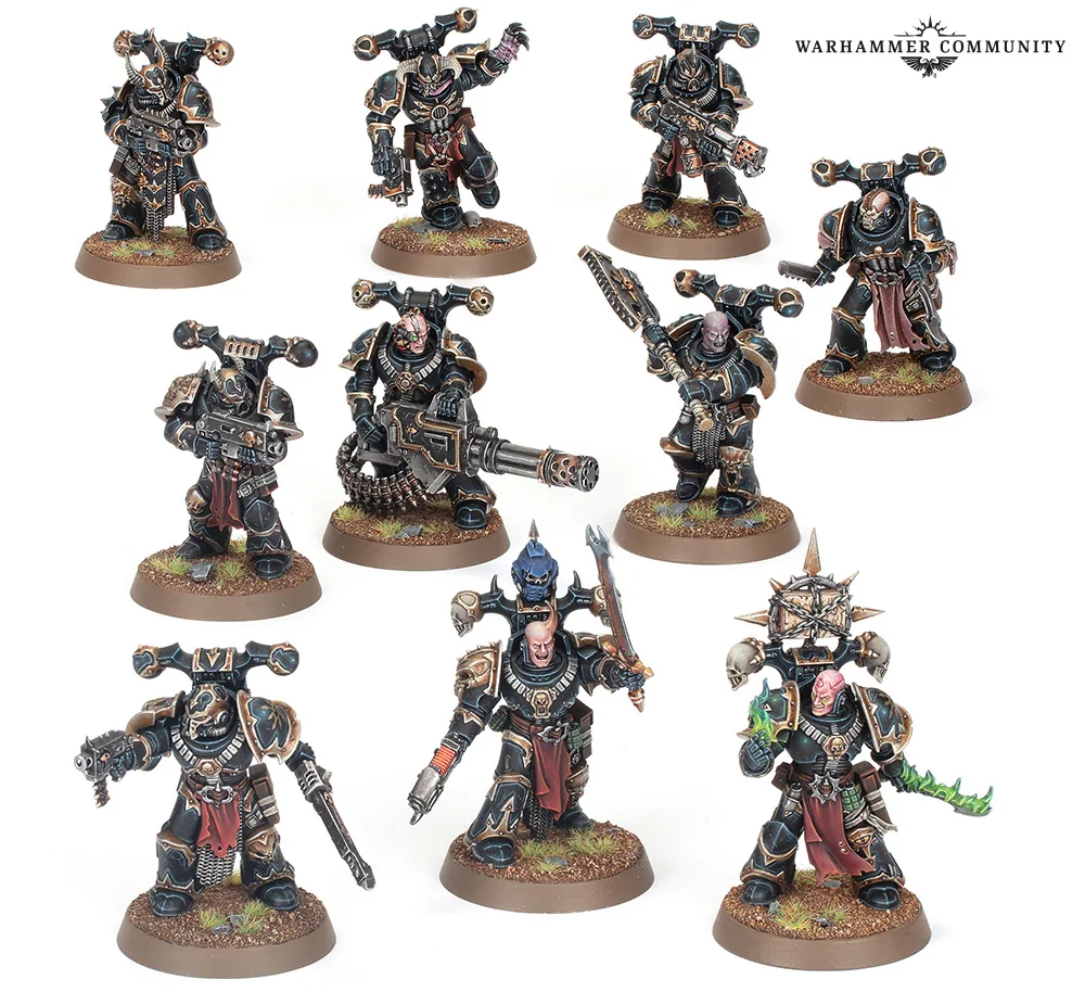 Légionnaires Space Marines du Chaos
