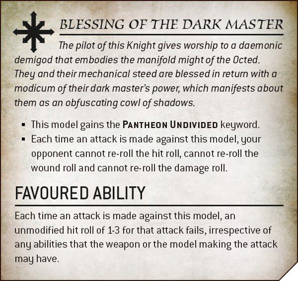 Blessing of the Dark Master