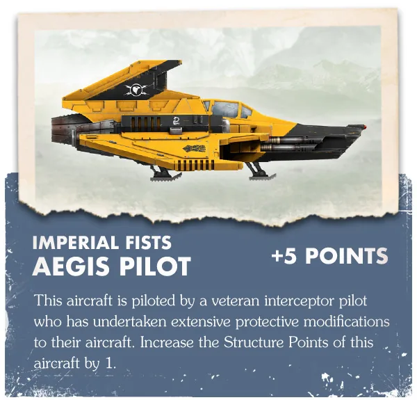 Pilote de l'égide – Imperial Fists