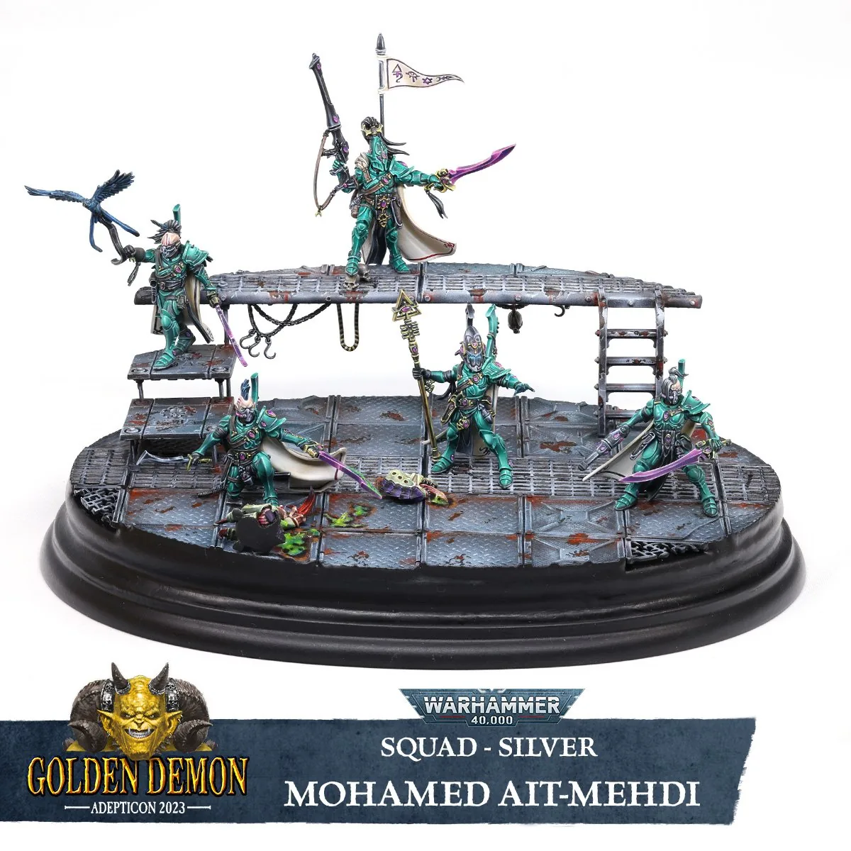 02b Escouade 40k Argent