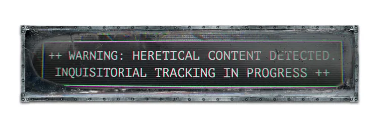 Heretical content detected