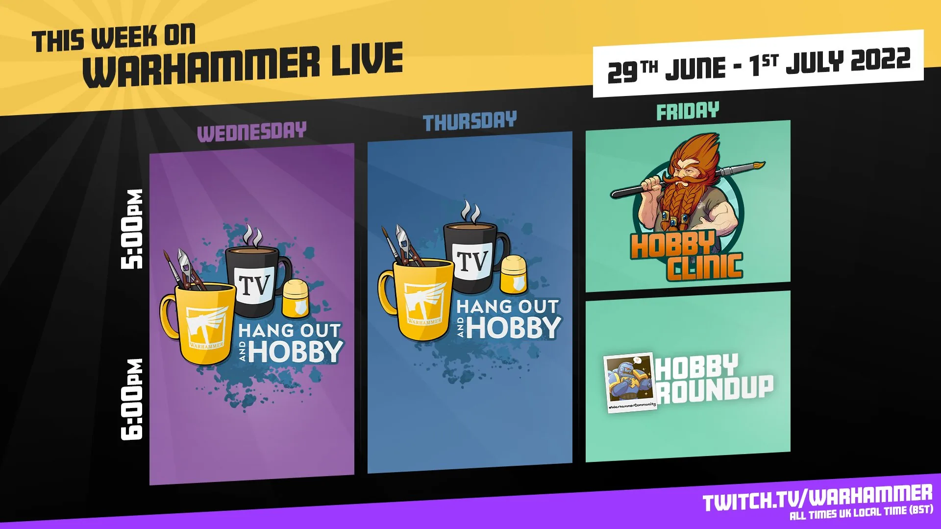 Cette semaine sur Warhammer Live
