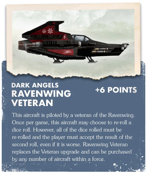 Vétéran de la Ravenwing – Dark Angels
