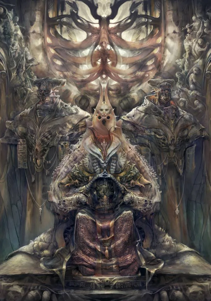 Illustration de la faction des Spires du jeu Conquest de Para Bellum