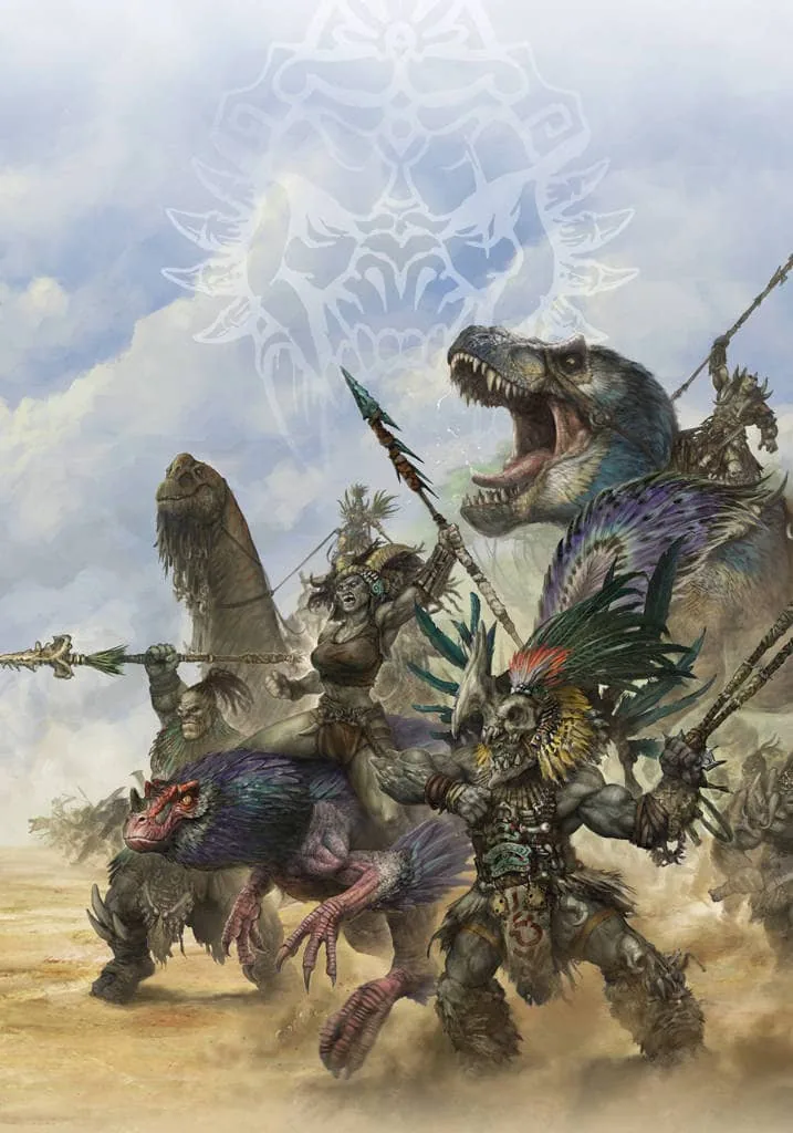 Illustration de la faction des W'adrhun du jeu Conquest de Para Bellum