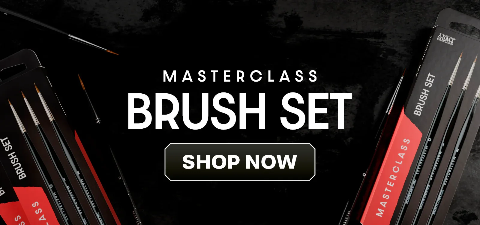 Pinceaux Masterclass The Army Painter pour peinture de figurines