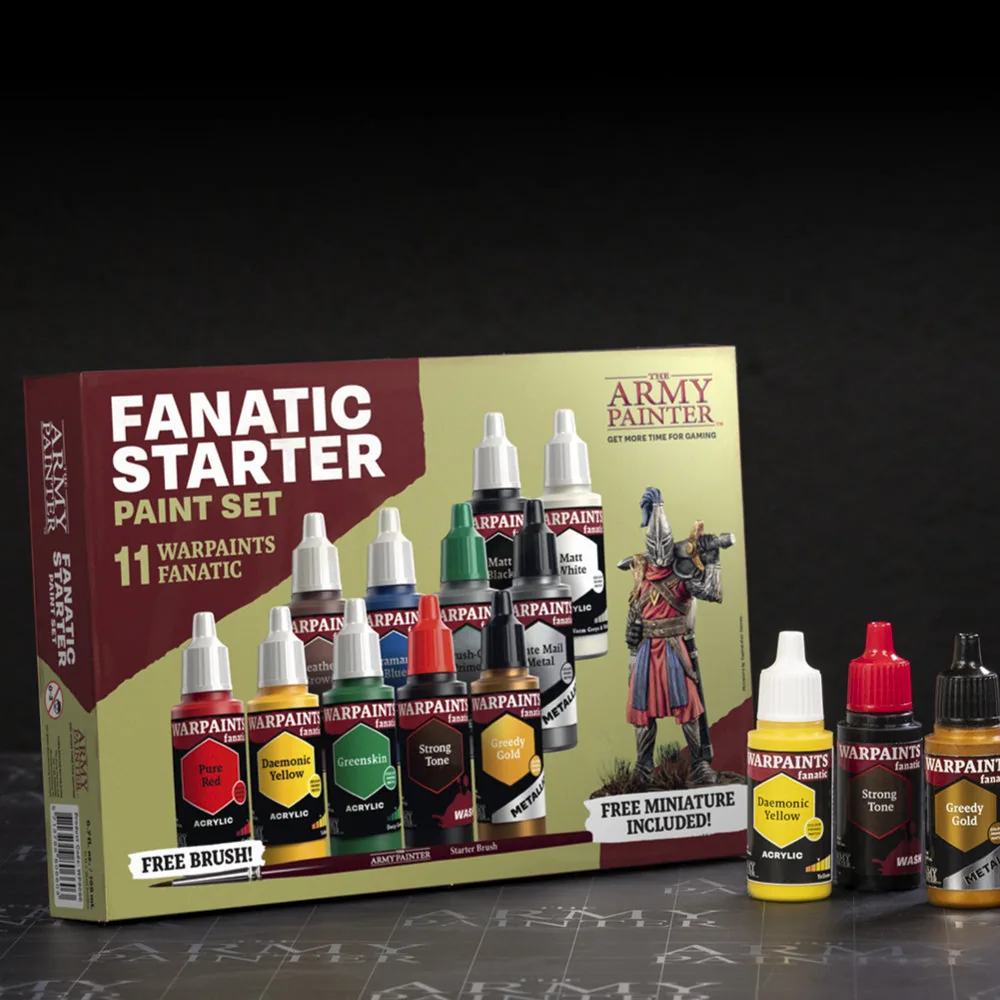 Gamme de peintures Warpaints Fanatic The Army Painter pour le hobby