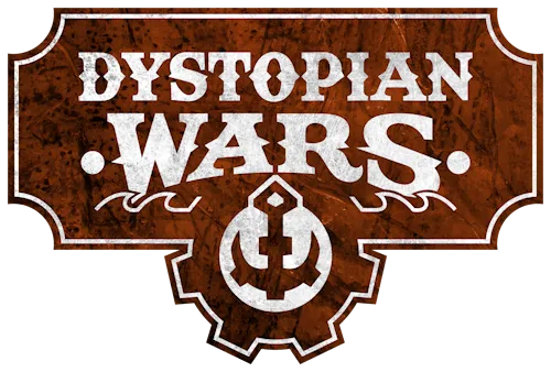 Logo du jeu Dystopian Wars edite par Warcradle Studios